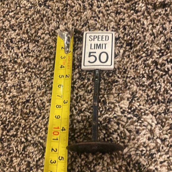 Vintage 1950s Tonka highway department speed limit sign - Picture 6 of 6